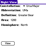 Night View - Details Display
