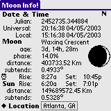 Moon Info! Animation